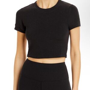 Alo Yoga Micro Waffle Sierra Short Sleeve Top